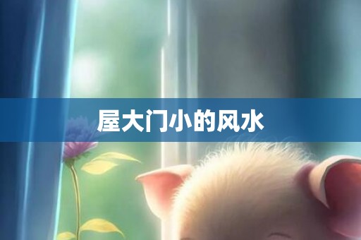 屋大门小的风水