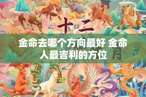 金命去哪个方向最好 金命人最吉利的方位