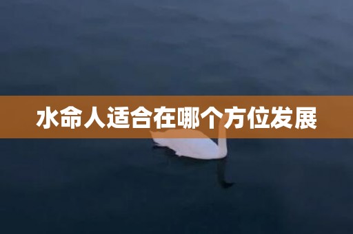 水命人适合在哪个方位发展