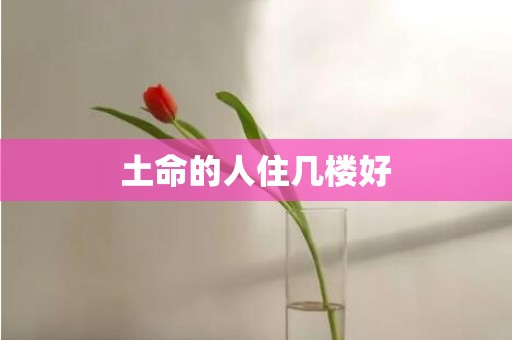 土命的人住几楼好