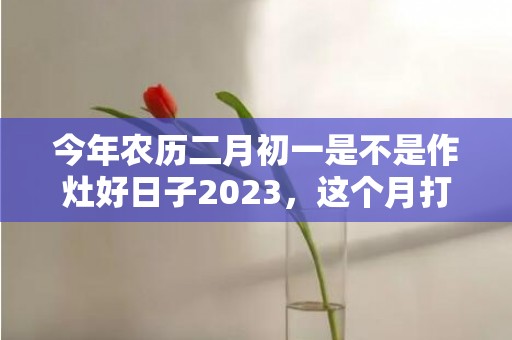 今年农历二月初一是不是作灶好日子2023，这个月打灶的黄道吉日在那几天