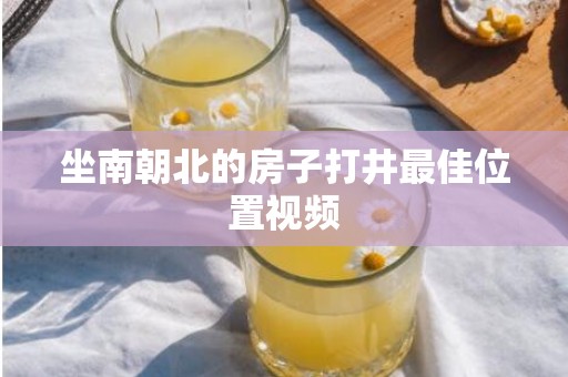 坐南朝北的房子打井最佳位置视频