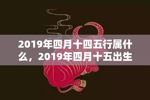2019年四月十四五行属什么，2019年四月十五出生的双胞胎男孩如何起名字，五行属什么