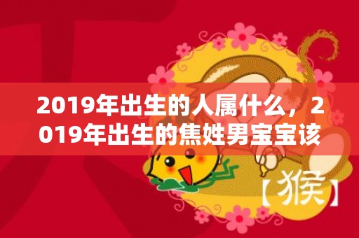 2019年出生的人属什么，2019年出生的焦姓男宝宝该如何起名字，宜用什么字。