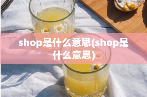 shop是什么意思(shop是什么意思)