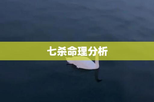 七杀命理分析
