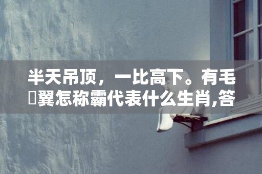 半天吊顶，一比高下。有毛冇翼怎称霸代表什么生肖,答案曝光落实