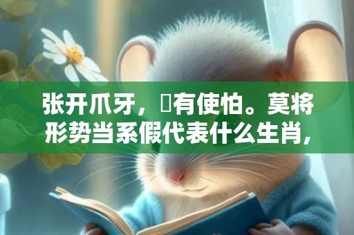张开爪牙，冇有使怕。莫将形势当系假代表什么生肖,答案曝光落实