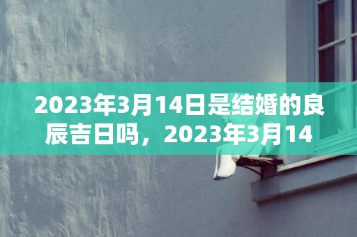 2023年3月14日是结婚的良辰吉日吗，2023年3月14日可不可以办结婚酒席