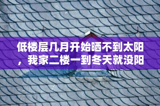 低楼层几月开始晒不到太阳，我家二楼一到冬天就没阳光怎么办