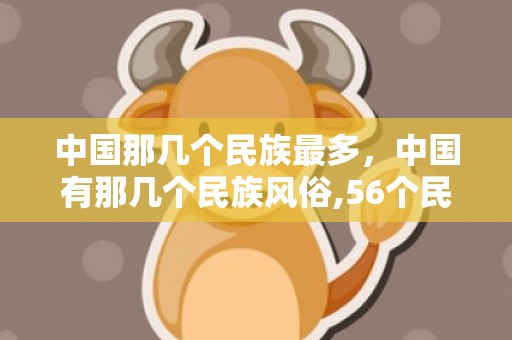 中国那几个民族最多，中国有那几个民族风俗,56个民族各自的风俗