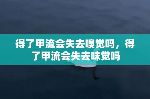 得了甲流会失去嗅觉吗，得了甲流会失去味觉吗