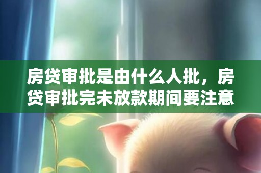 房贷审批是由什么人批，房贷审批完未放款期间要注意什么
