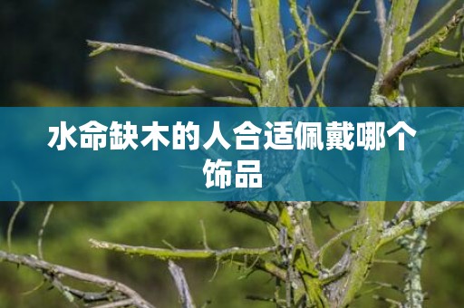 水命缺木的人合适佩戴哪个饰品