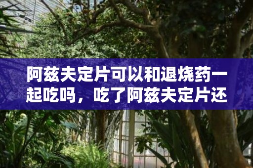 阿兹夫定片可以和退烧药一起吃吗，吃了阿兹夫定片还要吃退烧药吗