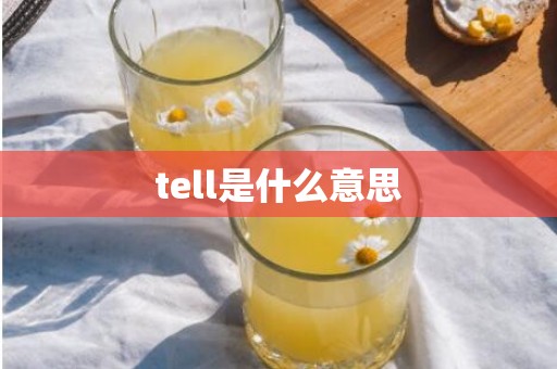 tell是什么意思