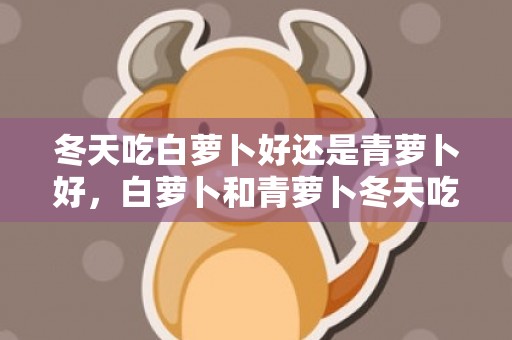 冬天吃白萝卜好还是青萝卜好，白萝卜和青萝卜冬天吃哪个好