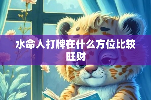 水命人打牌在什么方位比较旺财
