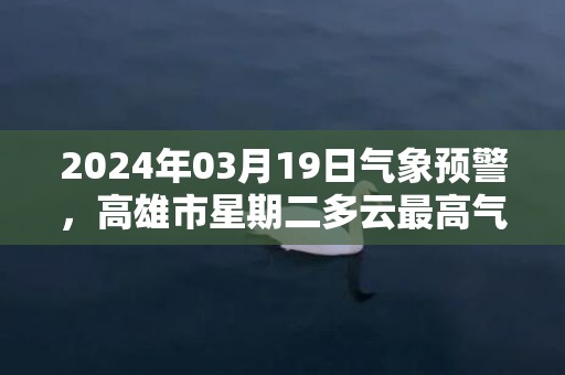 2024年03月19日气象预警，高雄市星期二多云最高气温28度