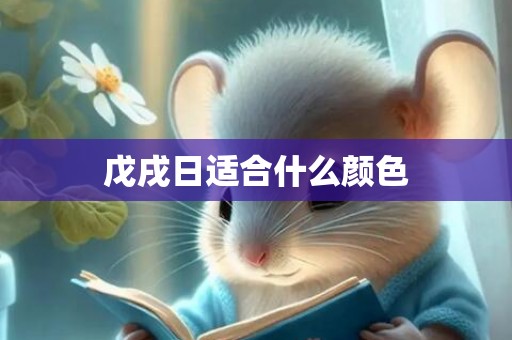 戊戌日适合什么颜色