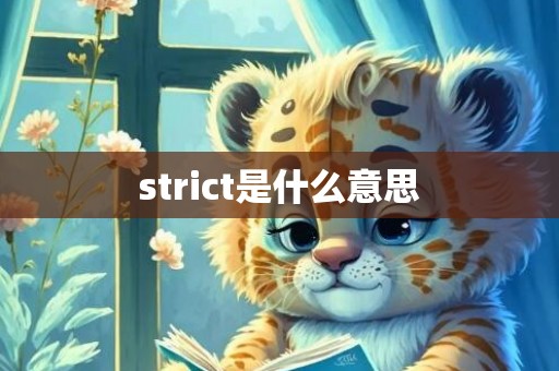 strict是什么意思