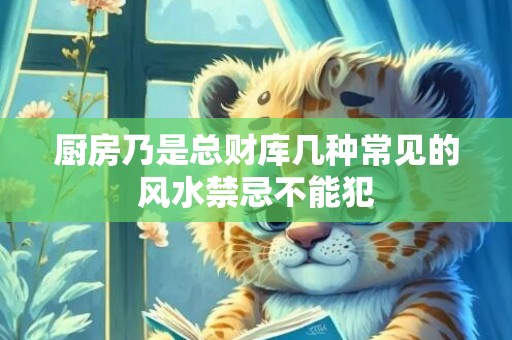 厨房乃是总财库几种常见的风水禁忌不能犯