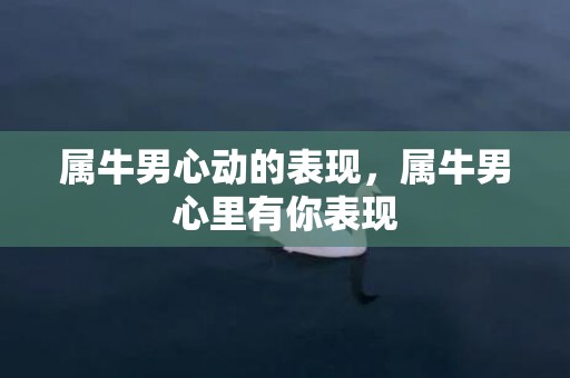 属牛男心动的表现，属牛男心里有你表现