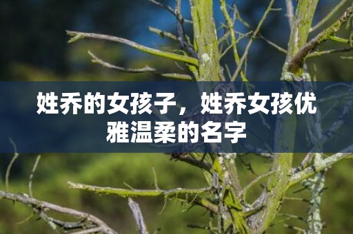 姓乔的女孩子，姓乔女孩优雅温柔的名字