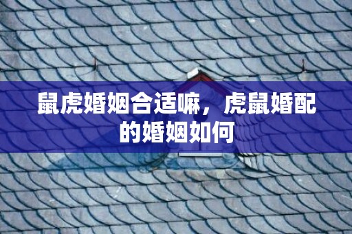 鼠虎婚姻合适嘛，虎鼠婚配的婚姻如何