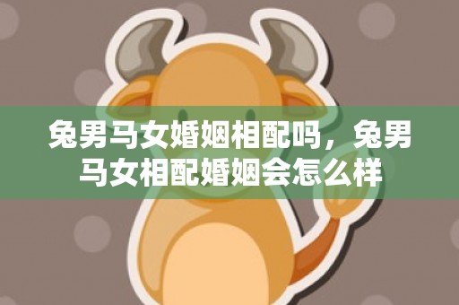 兔男马女婚姻相配吗，兔男马女相配婚姻会怎么样