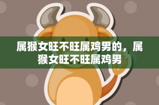 属猴女旺不旺属鸡男的，属猴女旺不旺属鸡男