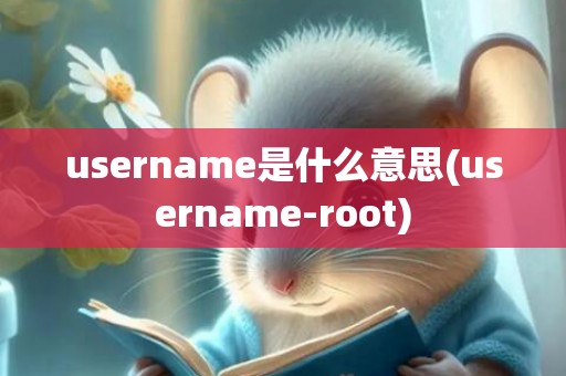 username是什么意思(username-root)