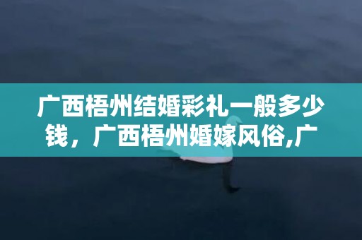 广西梧州结婚彩礼一般多少钱，广西梧州婚嫁风俗,广西梧州结婚需要注意的事情，礼金需要多少乳金又是多少？