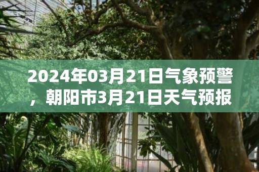 2024年03月21日气象预警，朝阳市3月21日天气预报 大部多云转小雨