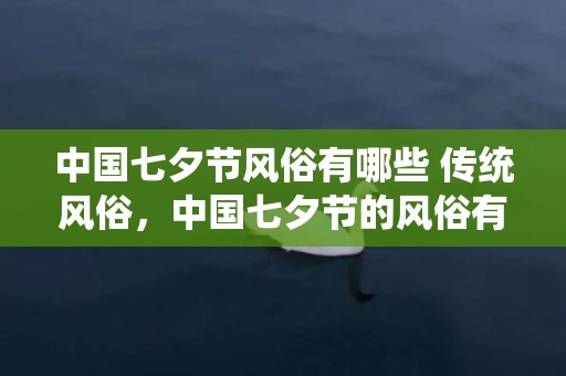 中国七夕节风俗有哪些 传统风俗，中国七夕节的风俗有哪些,七夕节的风俗人情有哪些