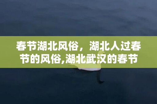 春节湖北风俗，湖北人过春节的风俗,湖北武汉的春节有什么风俗