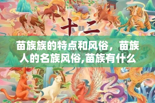 苗族族的特点和风俗，苗族人的名族风俗,苗族有什么风俗呀