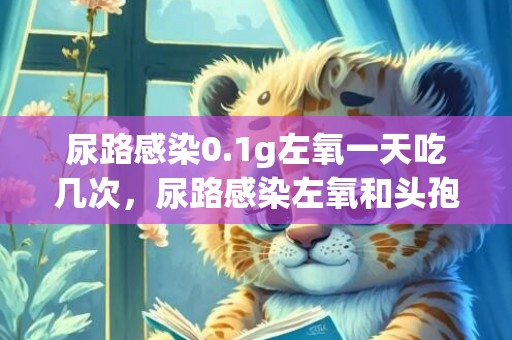 尿路感染0.1g左氧一天吃几次，尿路感染左氧和头孢克肟合用吗