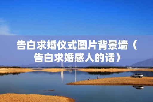 告白求婚仪式图片背景墙（告白求婚感人的话）