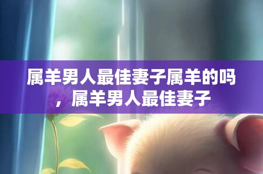 属羊男人最佳妻子属羊的吗，属羊男人最佳妻子