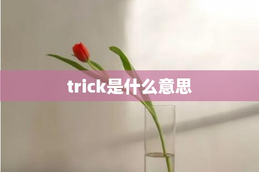 trick是什么意思