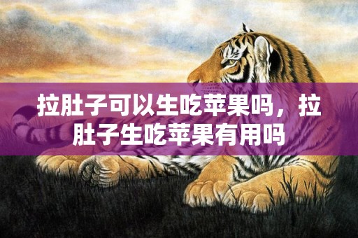 拉肚子可以生吃苹果吗，拉肚子生吃苹果有用吗