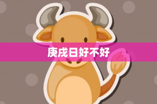 庚戌日好不好