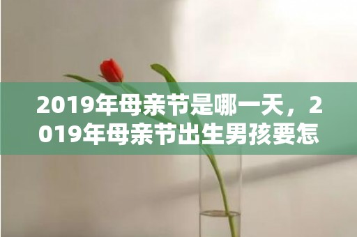 2019年母亲节是哪一天，2019年母亲节出生男孩要怎么起小名