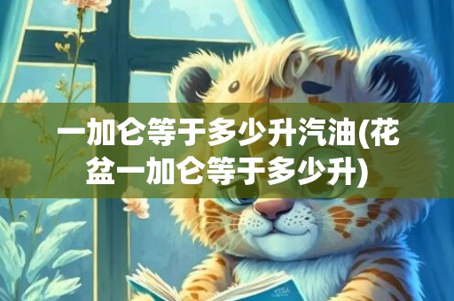 一加仑等于多少升汽油(花盆一加仑等于多少升)