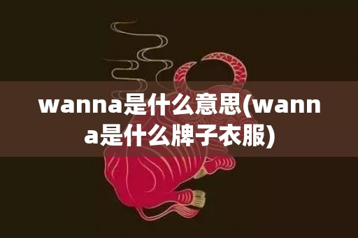 wanna是什么意思(wanna是什么牌子衣服)
