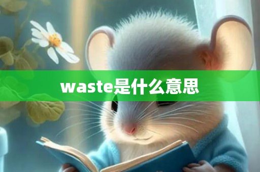 waste是什么意思