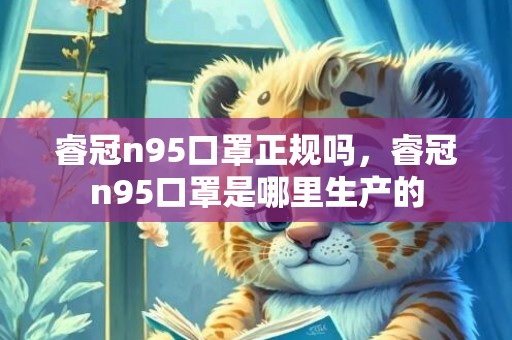 睿冠n95口罩正规吗，睿冠n95口罩是哪里生产的