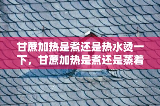 甘蔗加热是煮还是热水烫一下，甘蔗加热是煮还是蒸着吃