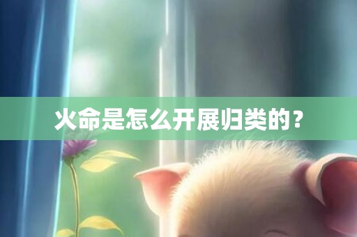 火命是怎么开展归类的？
